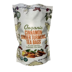 Té Herbal Orgánico Halal Totalmente Natural de Cúrcuma, Jengibre y <span class=keywords><strong>Canela</strong></span> que Promueve <span class=keywords><strong>el</strong></span> Metabolismo, la Digestión y Calma <span class=keywords><strong>el</strong></span> Estómago - Product Image 5