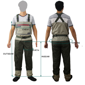 Cuissard de pêche respirant en PVC pour la pêche à la mouche, imperméable, cuissard de taille pour la pêche - Product Image 2