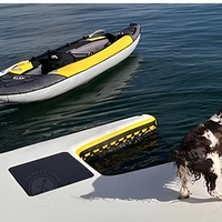 Rampe flottante gonflable pour chien, flotteur de piscine pour animaux de compagnie, plateforme d'accès antidérapante en PVC et mousse EVA pour bateau, quai, yacht, piscine