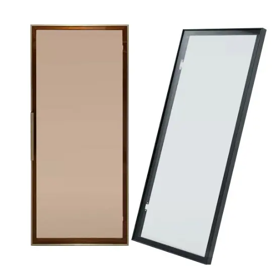 LM Modern Contemporary Customized Double Glazed Powder Coating Aluminium Ultra Narrow Frame Door And Windows