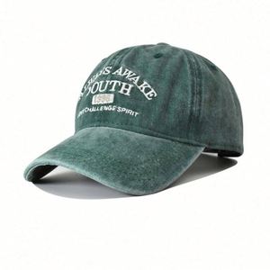 Gorras de Béisbol Vintage Personalizadas al por Mayor con Logotipo Bordado, de Algodón Lavado, sin Estructura, para Hombre - Product Image 3