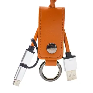 Portachiavi con cavo di ricarica multiplo, gadget personalizzati - Product Image 2