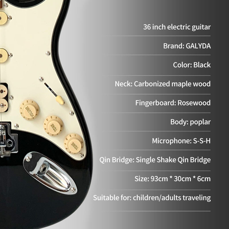 Electric guitar for kids - Black