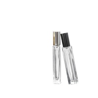 MUB Fond épais Vintage 10ml Mini Rond Carré Transparent Flacons de parfum rechargeables 10ml Échantillon de qualité Décantations de parfum en verre