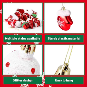 Decoraciones Navideñas de Resina, Incluyendo Árboles de Navidad, Muñecos de Nieve, Papá Noel, Dulces, Botas y Accesorios - Product Image 2