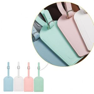 Etiqueta de Equipaje de Cuero PU con Costuras Reforzadas y Ojales Metálicos para un Uso Duradero en Maletas y Bolsas de Viaje - Product Image 2