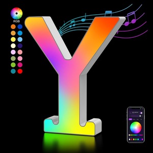 ไฟ LED ตัวอักษรเปลี่ยนสีได้ ใช้พลังงานจาก USB <span class=keywords><strong>ค</strong></span>วบ<span class=keywords><strong>ค</strong></span>ุมผ่านแอพ กันน้ำระดับ IP65 ไฟโฆษณาสำหรับกลางคืน - Product Image 4