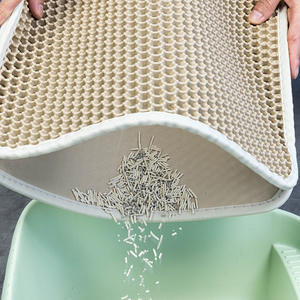 Honeycomb Double Layer Cat <span class=keywords><strong>Scratch</strong></span> Mat Fabrik anpassbare EVA Pet Wurf matte Acryl weniger Abfall doppelt für Katzen Maskierung - Product Image 3