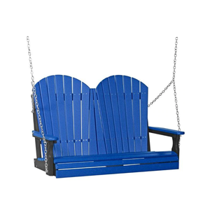 Balançoire de patio extérieure avec chaîne, banc en HDPE, <span class=keywords><strong>hamac</strong></span>, chaise de balançoire de patio - Product Image 4