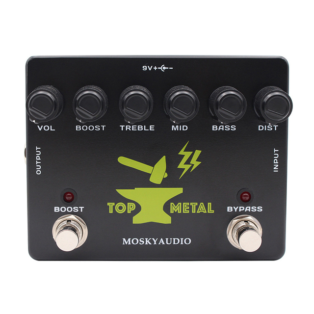 Jingying 2025 Factory Wholesale Hand-Built Series TOP METAL Heavy Metal Electric Guitar Effect Pedal Guitar Parts&Accessories