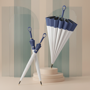 <span class=keywords><strong>Parapluie</strong></span> Droit Personnalisé OEM avec Logo, Protection UPF50, Coupe-Vent, 16 Baleines, Revêtement Noir, Poignée Anneau Suspendable, Idéal <span class=keywords><strong>Golf</strong></span>, Hôtel, Cadeau - Product Image 1