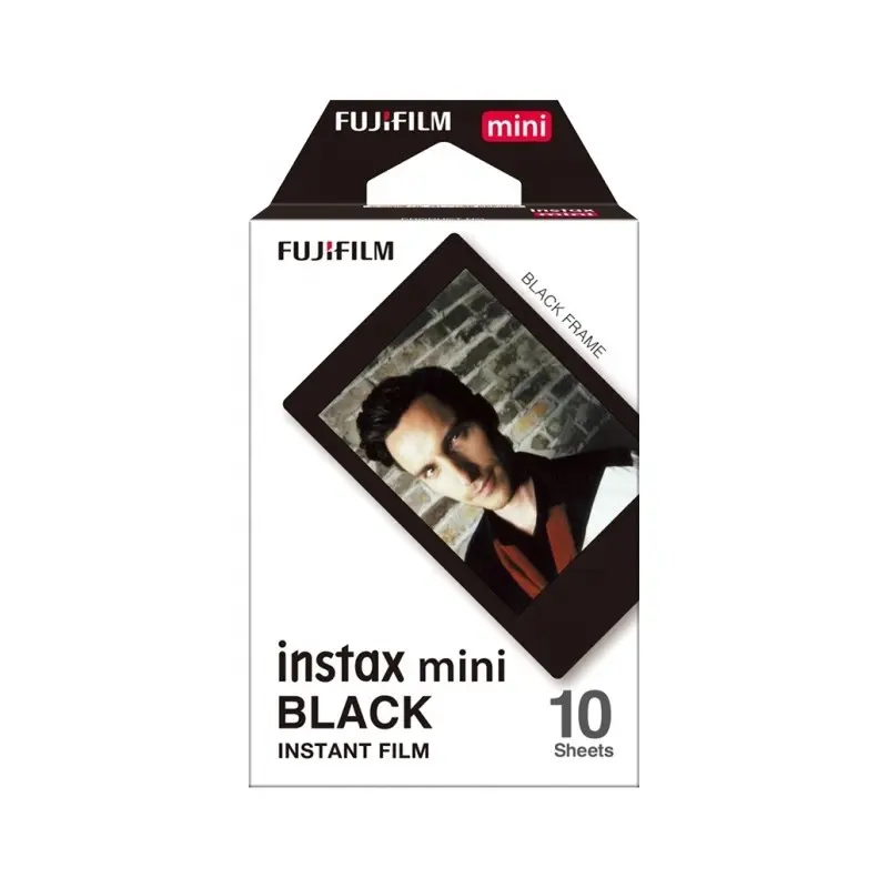 Fujifilm Instax Mini 11, 3 pulgadas, 10 hojas, película para cámara, papel fotográfico negro para cámara instantánea Fuji 8/7s/11/25/50/70/90/60/60/60/30/30/30/30/30/enlace