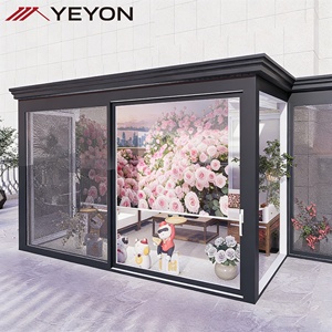 Yeyon 2026 OEM - Invernadero Exterior Moderno con Aislamiento <span class=keywords><strong>de</strong></span> Vidrio Templado y Aleación <span class=keywords><strong>de</strong></span> Aluminio Premium para Patio, Parque o Residencia - Product Image 1