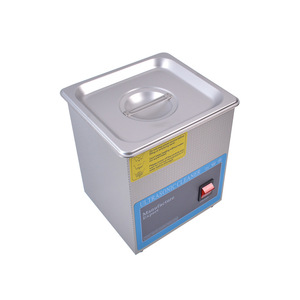 Nettoyeur à ultrasons professionnel 1,0 L en acier inoxydable avec interrupteur à un bouton pour le nettoyage des lunettes - Product Image 1