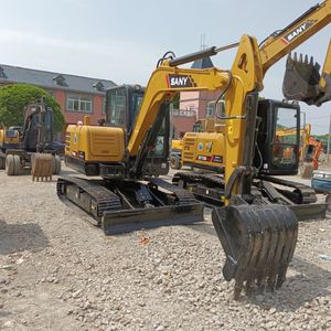 SANY60C Mini Excavator Machines de construction à noyau d'occasion de Chine avec pompe à moteur et PLC - Product Image 2
