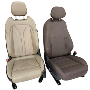 Juego de Asientos Eléctricos de PVC Marrón Premium (Ajuste Universal), Ajuste Rápido, Construcción Robusta, Mejora la Experiencia de Conducción, Proyectos de Modificación de Automóviles, Carpool - Product Image 4