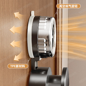 Lteng Suction Cup Hook Wall Mounted Removable Storage Rack For Entryway And Door Back - Product Image 5