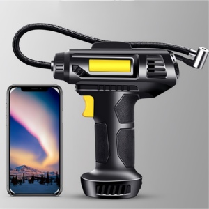 Compresor de Aire Digital Inteligente Portátil de 120W, Inflador de Neumáticos para Autos Pequeños - Product Image 5