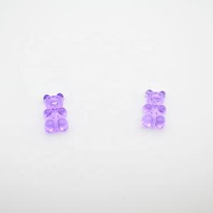 Multicolor Transparent Bear Candy Charm <b>Beads</b> 50pcs/bag for Bracelet Necklace Jewelry Making - Product Image 2