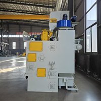 Machine de sablage à bande rotative à structure simple et économique, certifiée CE, moteur haute productivité, longue durée de vie