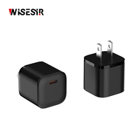 Chargeur mobile USB-C WISESIR 35W GaN PD 3.0 avec OVP OTP PPS pour prise murale, charge de téléphone