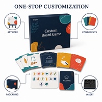 Jeu de cartes personnalisé en carton pour la formation aux allergènes alimentaires dans l'hôtellerie, 2 à 6 joueurs, emballage personnalisé