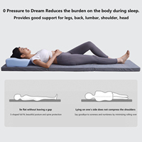 Matelas gonflable triple pliable en mousse haute densité portable pour le camping, l'hôpital, l'hôtel, la chambre à coucher - Meubles de maison personnalisables