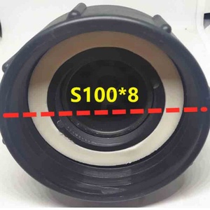 อะแดปเตอร์ถัง IBC รุ่น S100 X 8 พร้อมช่องจ่ายน้ำขนาด 1/2 หรือ 3/4 นิ้ว สำหรับอะแดปเตอร์จ่ายน้ำฝนทองเหลือง วาล์วทองเหลืองถัง IBC วาล์วน้ำฝน IBC - Product Image 3