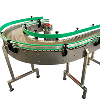 Trasportatori a catena superiore personalizzati nastro trasportatore di vetro tappatura ed etichettatura sistema trasportatore per la linea di produzione di alimenti e bevande
