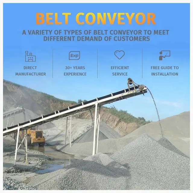 Desain miring konveyor sabuk B800 berat untuk pengangkut penambangan batu bara industri