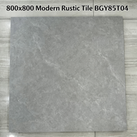 Carreaux de sol en céramique blancs modernes avec texture mate antidérapante imitation pierre, adaptés aux cuisines, hôtels et entrepôts