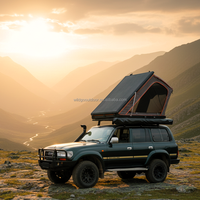 Tienda de Campaña de Techo de Apertura Rápida con Carcasa Rígida, Plataforma de Aluminio Aeronáutico con Diseño de Panal, Oxford 420D, Doble Capa Impermeable para las Cuatro Estaciones