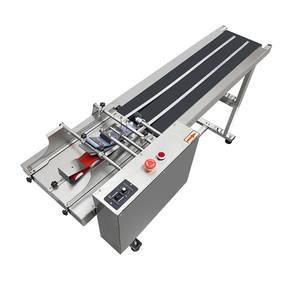 Machine de pagination automatique à grande vitesse à moteur, alimentée par friction, pour le comptage de boîtes en carton/plastique de qualité alimentaire sur convoyeur - Product Image 4