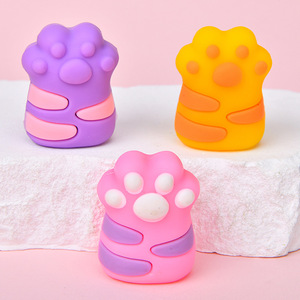 <span class=keywords><strong>Taille</strong></span>-<span class=keywords><strong>crayon</strong></span> créatif en silicone pour l'école, motif patte de <span class=keywords><strong>chat</strong></span> mignon et kawaii, pour filles - Product Image 4