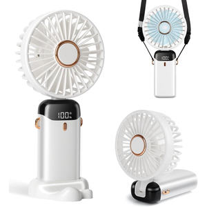 Ventilador de Mano Portátil Recargable de 1200 mAh, Mini Ventilador de Aire, Ventilador de Pie con Soporte para Teléfono, Éxito de Ventas del Verano 2026 - Product Image 1