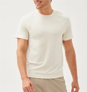 Прямая Продажа с фабрики дышащая и быстросохнущая сетчатая Спортивная футболка для бега с коротким рукавом для мужчин