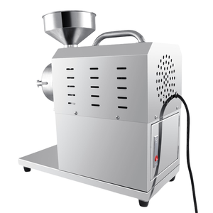 Moulin à café industriel grande capacité en acier inoxydable avec moteur, capacité de 2000g/heure, grand bac de 40kg - Product Image 2