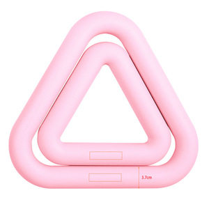 CZFIT Customized Power Training Skin-friendly Portable Silicon Iron Custom Logo Home Gym Pilates Fitness Triangle <b>Dumbbells</b> - Product Image 5