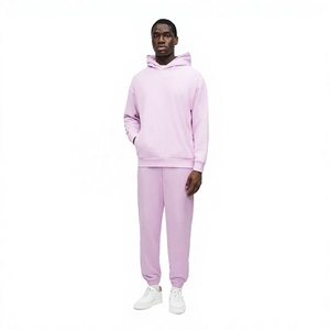 <b>Mens</b> Plus Size Winter Pullover Hoodie Sweatsuit <b>Jogger</b> Pants Set 2 Piece Fleece Tracksuit Outfit Casual Athletic <b>Gym</b> Exercise - Product Image 1
