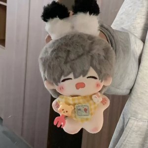 <span class=keywords><strong>Love</strong></span> and Deepspace Xavier Zayne Rafayel Sylus Caleb - Portachiavi in peluche da 10 cm, mini figura, ciondolo bambola anime Kawaii, simpatico giocattolo per borse - Product Image 6