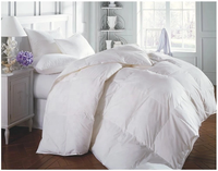 Selimut Duvet Bawah Bulu Selimut Alternatif Bawah Bulu Penggunaan Hotel Bebek Putih Kustom Musim Dingin Katun Teknologi Kerajinan OEM