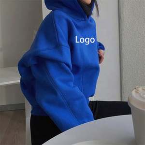 Pull à capuche pour femmes taille haute court sweats à capuche femmes vêtements nouveau Style à manches longues casual sweats à capuche à capuche décontracté hiver - Product Image 1