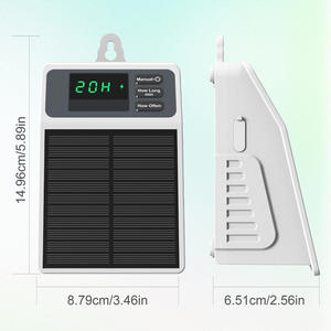 F100 2026 Nuevo Temporizador de <span class=keywords><strong>Riego</strong></span> Digital con Energía Solar, Controlador de <span class=keywords><strong>Riego</strong></span> Automático por Goteo para Plantas en Interiores y Exteriores - Product Image 4