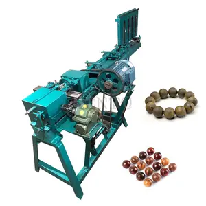 Stable Performance Wood Turning Beads Making Machine / Automatic Wooden Bead Making Machine / Keychain Wood Beads Machine