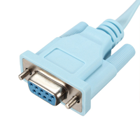 Cable de consola RJ45 macho a RS232 DB9 hembra para enrutador Cisco, firewall, interruptor