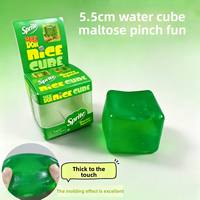 (En stock, livraison directe) Jouets en peluche Needoh Coca Sprite Ice Cube Squishy 5,5 cm en TPE, jouets en peluche en forme de cube de glace et de maltose pour filles
