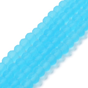 PandaHall - Cuentas de Vidrio Facetadas Esmeriladas en Forma de Rondelle, 10 Hilos, 2 mm, 3 mm, 4 mm, 6 mm, 8 mm, 10 mm - Product Image 3
