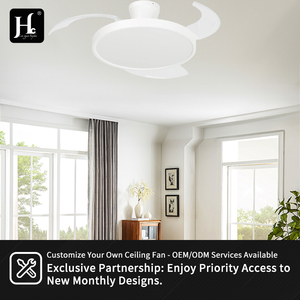 Wholesale operation stable, low-noise, variable frequency dual <b>control</b> LED <b>ceiling</b> fan <b>lights</b> - Product Image 5