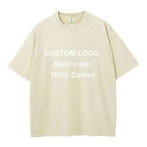 AI~MICH Clothing Manufacturer Men's T-<b>shirt</b> Custom Oversized Heavyweight Printing Cotton Acid Washed Graphic Vintage T <b>Shirts</b> - Product Image 1