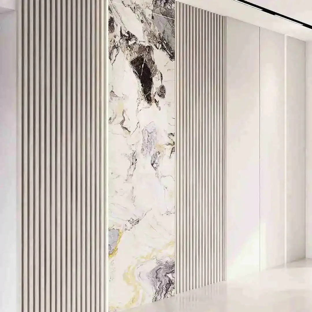 Fogli di marmo pvc per la decorazione della parete di vendita calda a basso prezzo per il soggiorno